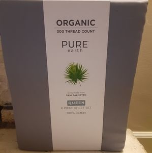 Organic 300 Thread Count Queen Sheet Set